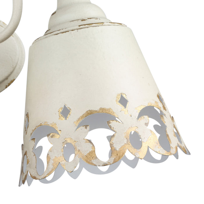 Golden - 0883-BA2 AI - Two Light Vanity - Eloise - Antique Ivory