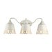 Golden - 0883-BA3 AI - Three Light Vanity Light - Eloise - Antique Ivory
