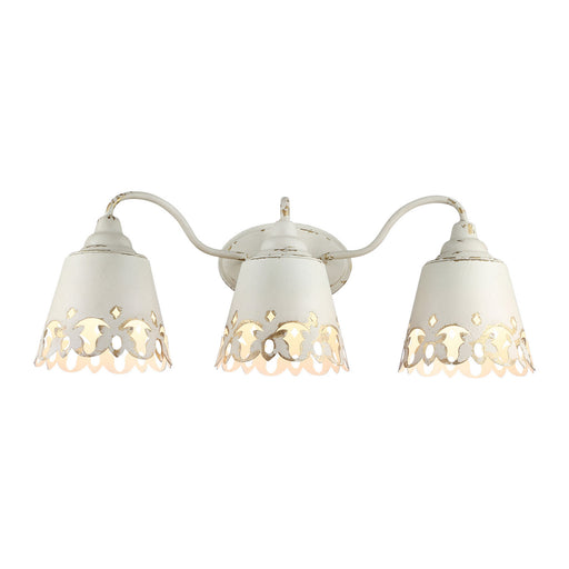 Golden - 0883-BA3 AI - Three Light Vanity Light - Eloise - Antique Ivory