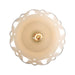 Golden - 0883-SF AI - One Light Semi-Flush Mount - Eloise - Antique Ivory
