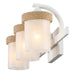 Golden - 1048-BA3 NWT-CS - Three Light Vanity Light - Chatham - Natural White
