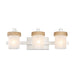 Golden - 1048-BA3 NWT-CS - Three Light Vanity Light - Chatham - Natural White