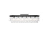 Golden - 1768-FM42 BLK-HWG - Six Light Flush Mount - Ciara - Matte Black