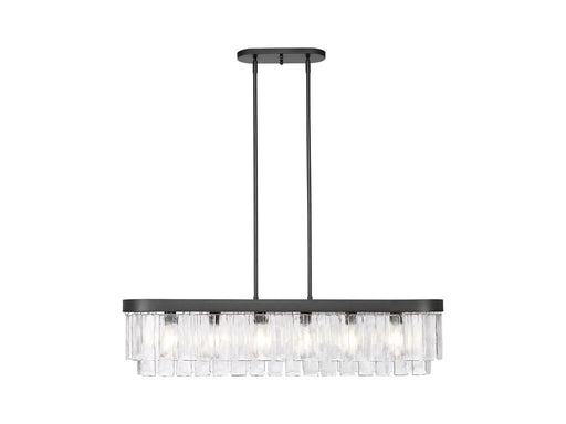 Ciara Six Light Pendant Matte Black