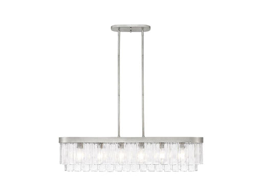 Ciara Six Light Pendant Peruvian Silver