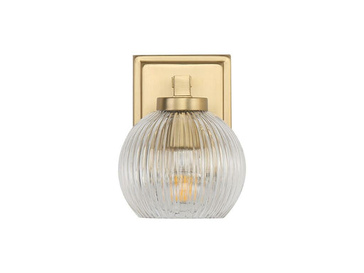 Golden - 3094-BA1 BCB-RIB - One Light Bath Vanity - Elliott - Brushed Champagne Bronze