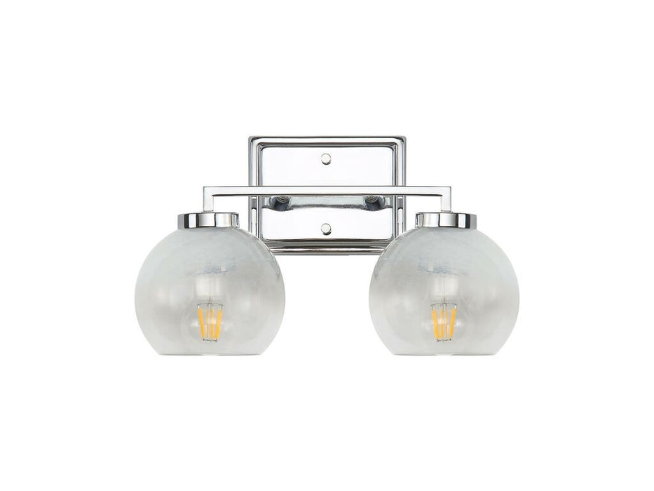 Golden - 3094-BA2 CH-ALA - Two Light Bath Vanity - Elliott - Chrome