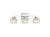 Golden - 3094-BA3 CH-ALA - Three Light Bath Vanity - Elliott - Chrome