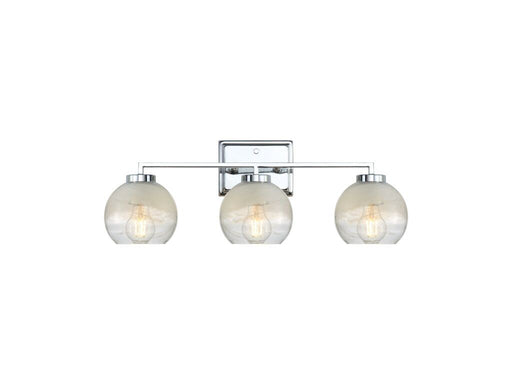 Elliott Three Light Bath Vanity Chrome