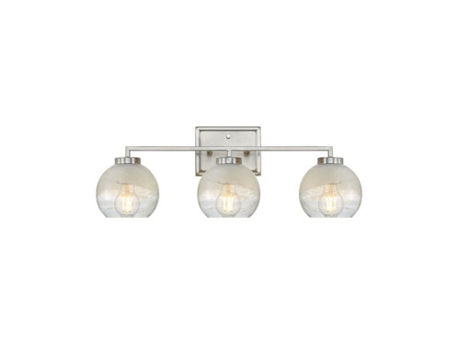 Golden - 3094-BA3 PW-ALA - Three Light Bath Vanity - Elliott - Pewter