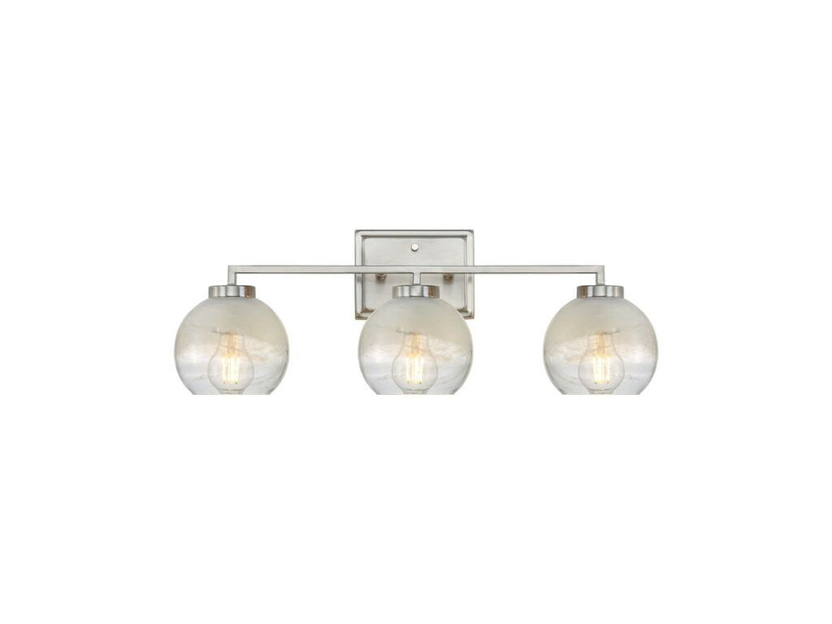 Golden - 3094-BA3 PW-ALA - Three Light Bath Vanity - Elliott - Pewter