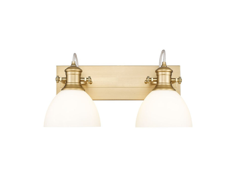 Golden - 3118-BA2 BCB-OP - Two Light Vanity - Hines - Brushed Champagne Bronze