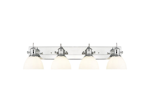 Golden - 3118-BA4 CH-OP - Four Light Vanity - Hines - Chrome
