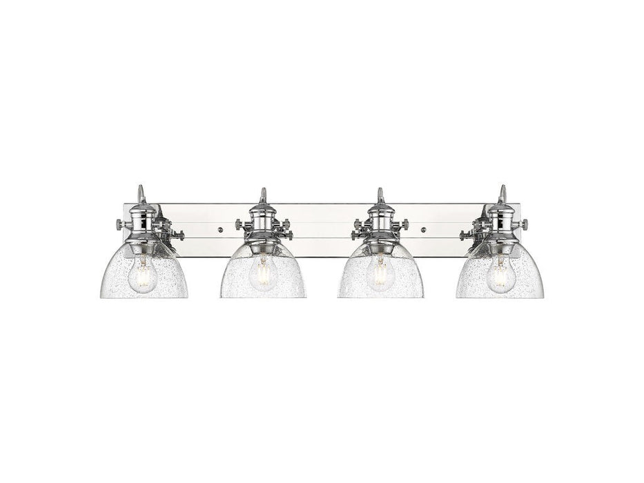 Golden - 3118-BA4 CH-SD - Four Light Vanity - Hines - Chrome