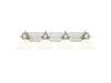 Golden - 3118-BA4 PW-OP - Four Light Vanity - Hines - Pewter