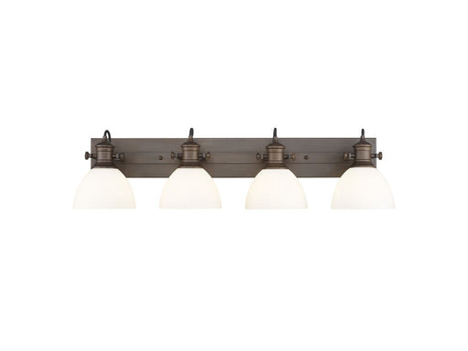Hines Four Light Vanity Rubbed Bronze