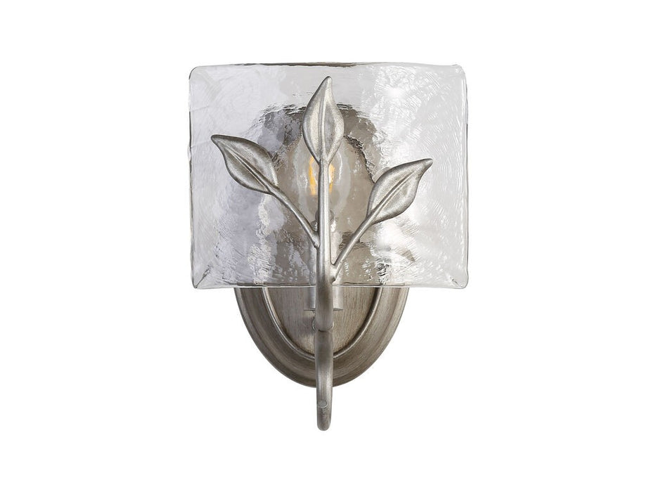 Golden - 3160-1W PS-HWG - One Light Wall Sconce - Calla - Peruvian Silver