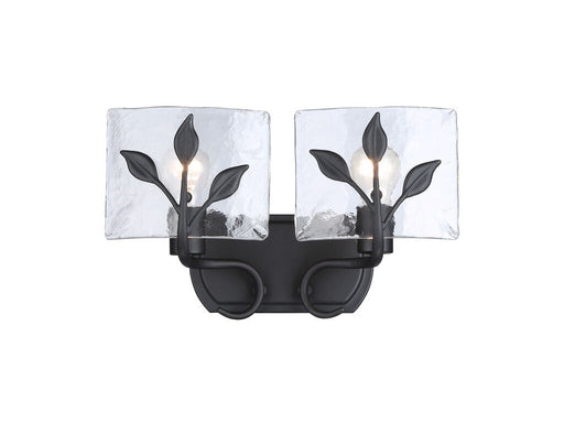 Calla Two Light Vanity Natural Black