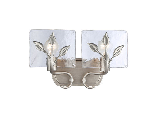 Calla Two Light Vanity Peruvian Silver