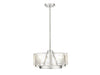 Golden - 3164-3 PW-HWG - Three Light Chandelier - Aenon - Pewter