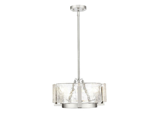 Aenon Three Light Chandelier Pewter