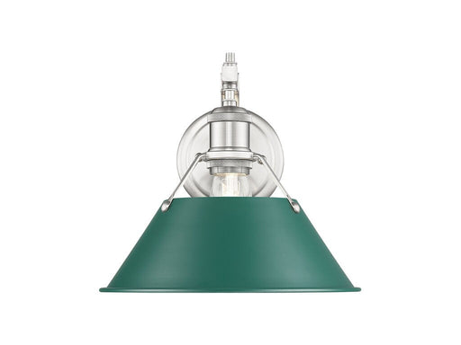 Golden - 3306-1W PW-GN - One Light Wall Sconce - Orwell - Pewter