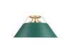 Golden - 3306-3FM BCB-GN - Three Light Flush Mount - Orwell - Brushed Champagne Bronze