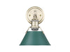 Golden - 3306-BA1 AB-GN - One Light Bath Vanity - Orwell - Aged Brass