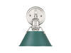 Golden - 3306-BA1 PW-GN - One Light Bath Vanity - Orwell - Pewter