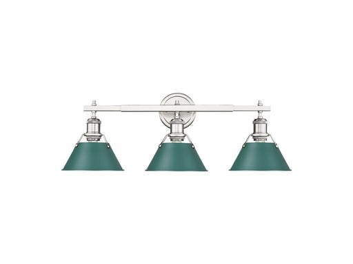 Orwell Three Light Vanity Pewter