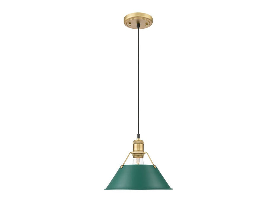 Golden - 3306-M BCB-GN - One Light Pendant - Orwell - Brushed Champagne Bronze