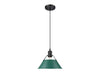 Golden - 3306-M BLK-GN - One Light Pendant - Orwell - Matte Black