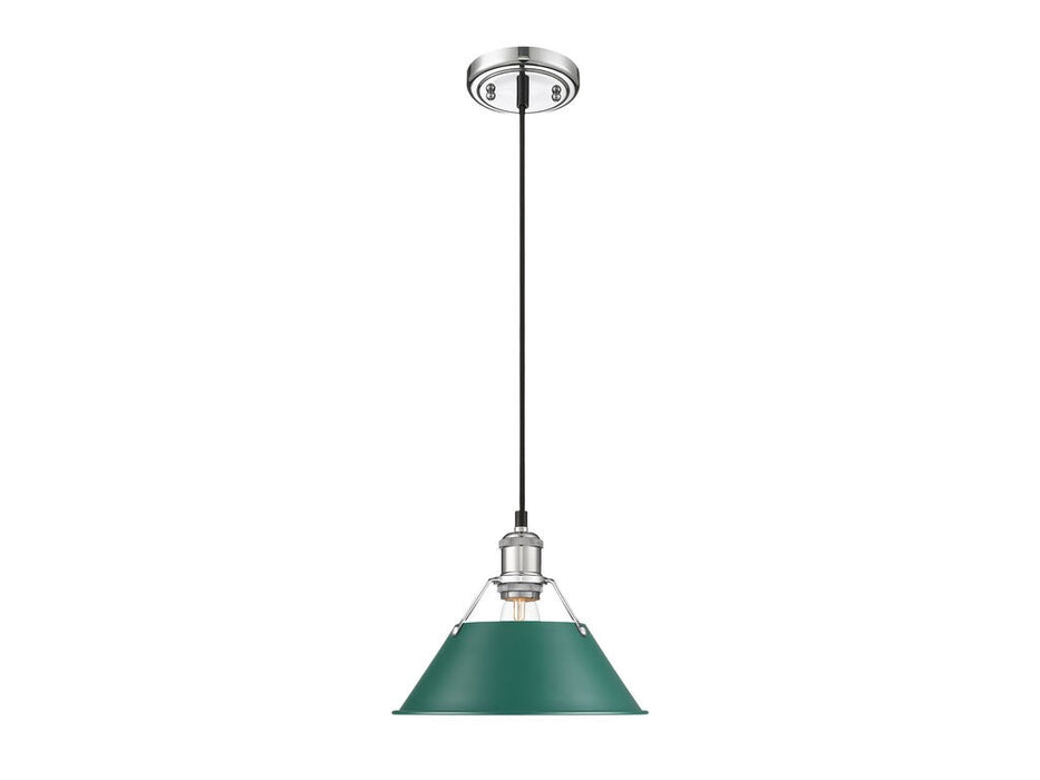 Golden - 3306-M CH-GN - One Light Pendant - Orwell - Chrome