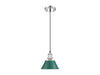 Golden - 3306-S CH-GN - One Light Pendant - Orwell - Chrome
