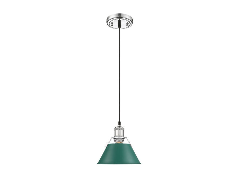 Golden - 3306-S CH-GN - One Light Pendant - Orwell - Chrome