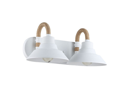 Golden - 3318-BA2 NWT - Two Light Vanity - Journey - Natural White