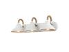 Golden - 3318-BA3 NWT - Three Light Vanity - Journey - Natural White