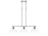 Golden - 3602-3LP CH-CLR - Three Light Linear Pendant - Duncan - Chrome