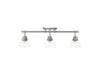 Golden - 3602-3SF PW-CLR - Three Light Semi-Flush Mount - Duncan - Pewter