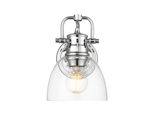 Golden - 3602-BA1 CH-CLR - One Light Vanity - Duncan - Chrome