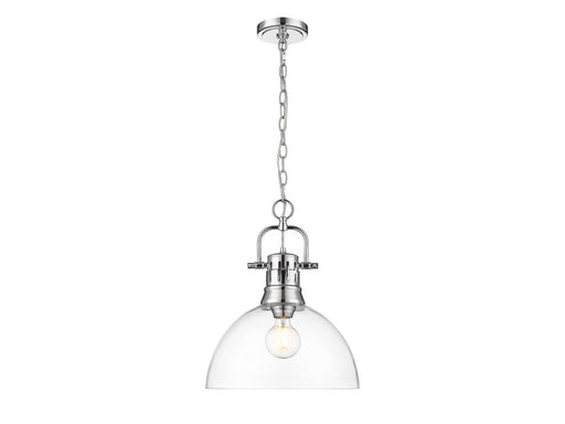 Golden - 3602-L CH-CLR - One Light Pendant - Duncan - Chrome
