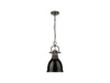 Golden - 3602-S RBZ-BK - One Light Pendant - Duncan - Rubbed Bronze