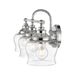 Golden - 3610-BA3 CH-CLR - Three Light Vanity Light - Daphne - Chrome