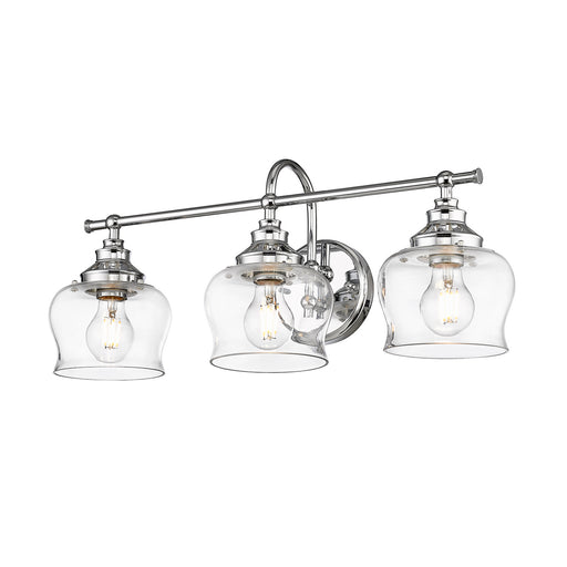 Daphne Three Light Vanity Light Chrome