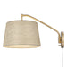 Golden - 3694-A1W BCB-NS - One Light Swing Arm - Ryleigh - Brushed Champagne Brass