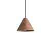 Golden - 3988-10 DWA - One Light Mini Pendant - Conique - Dark Walnut