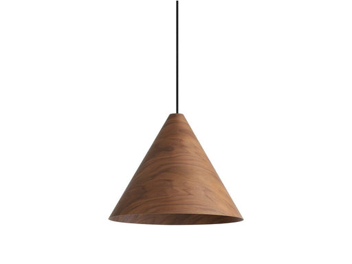 Conique Two Light Pendant Dark Walnut