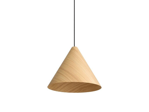 Conique Two Light Pendant Light Walnut