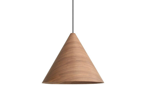 Golden - 3988-24 DWA - Three Light Pendant - Conique - Dark Walnut