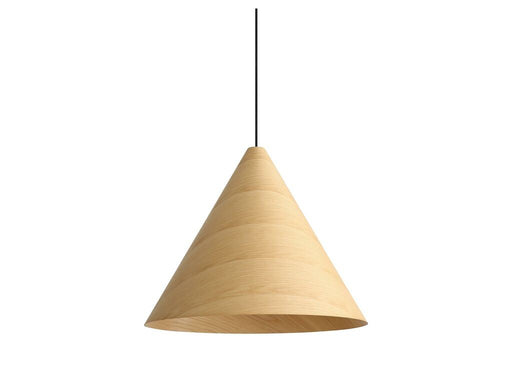 Conique Three Light Pendant Light Walnut